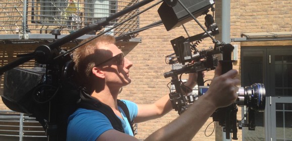 Movi Stabiliser Bungee Backpack support for shooting all day